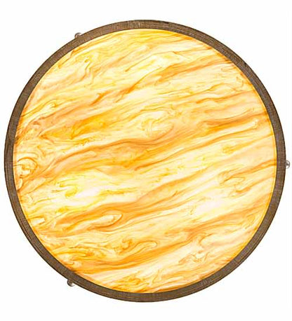 Dionne 3 Light 24" Wide Semi-Flush Bowl Ceiling Fixture