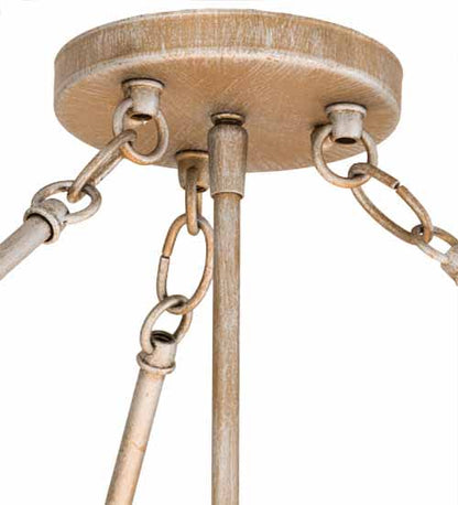 Dionne 3 Light 24" Wide Semi-Flush Bowl Ceiling Fixture