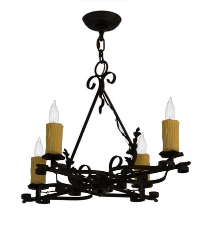 Elianna 4 Light 22" Wide Taper Candle Style Chandelier