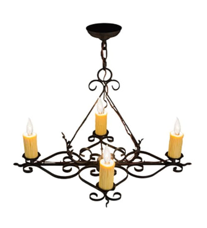 Elianna 4 Light 22" Wide Taper Candle Style Chandelier