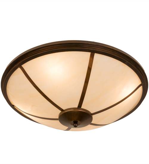Commerce 4 Light 31" Wide Semi-Flush Bowl Ceiling Fixture - Vintage Copper Finish