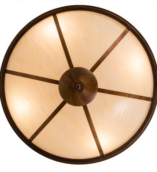 Commerce 4 Light 31" Wide Semi-Flush Bowl Ceiling Fixture - Vintage Copper Finish