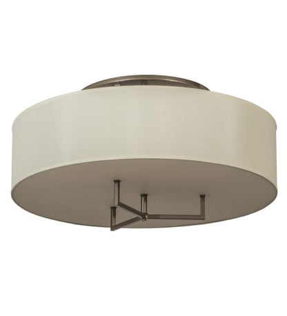 Cilindro 3 Light 30" Wide Flush Mount Drum Ceiling Fixture