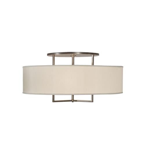 Cilindro 3 Light 30" Wide Flush Mount Drum Ceiling Fixture