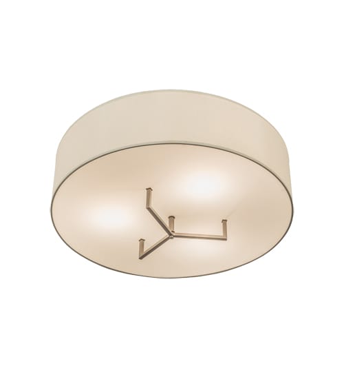 Cilindro 3 Light 30" Wide Flush Mount Drum Ceiling Fixture