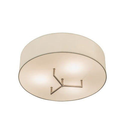 Cilindro 3 Light 30" Wide Flush Mount Drum Ceiling Fixture