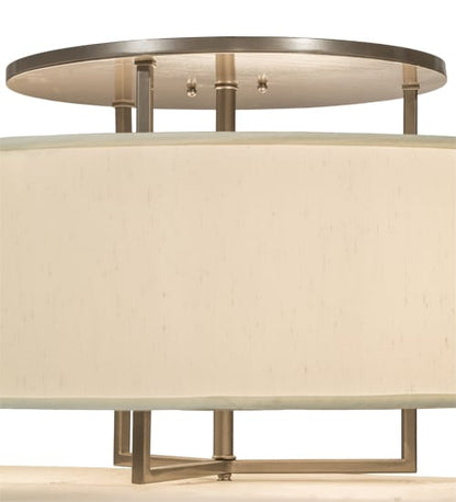 Cilindro 3 Light 30" Wide Flush Mount Drum Ceiling Fixture