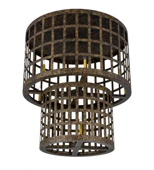 Cilindro Golpe 12 Light 40" Wide Flush Mount Ceiling Fixture