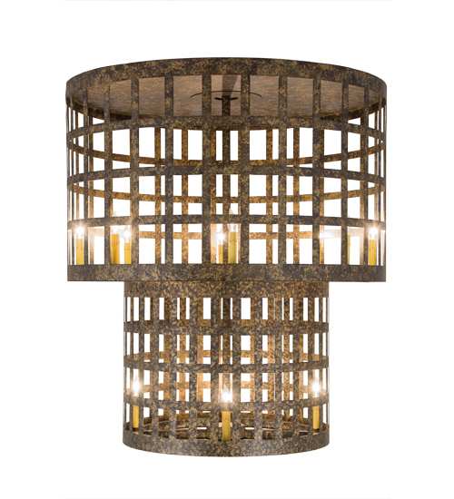 Cilindro Golpe 12 Light 40" Wide Flush Mount Ceiling Fixture
