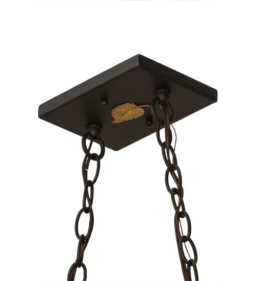 Moose and Black Bear 9 Light 18" Wide Linear Pendant