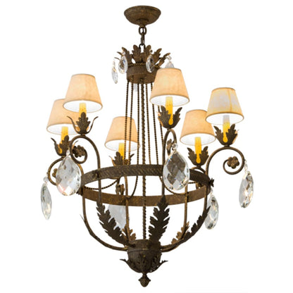 Meyda Tiffany Antonia 6 Light 29" Wide Crystal Chandelier