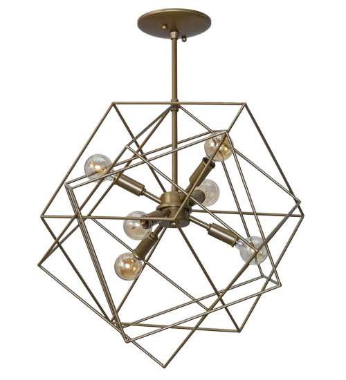 Conundrum 6 Light 19" Wide Pendant