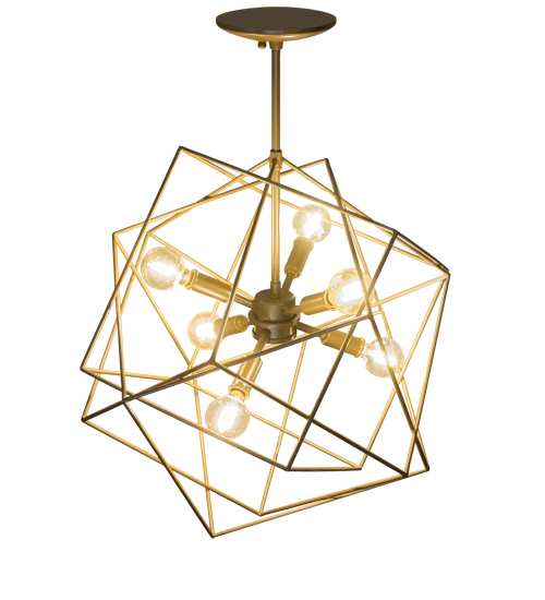 Conundrum 6 Light 19" Wide Pendant