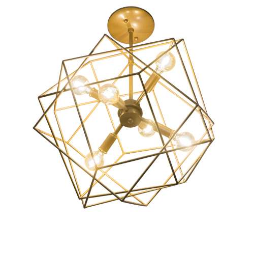 Conundrum 6 Light 19" Wide Pendant