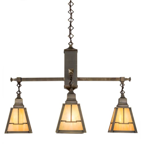 Valley View Mission 4 Light 30" Wide Pendant