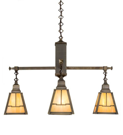 Valley View Mission 4 Light 30" Wide Pendant