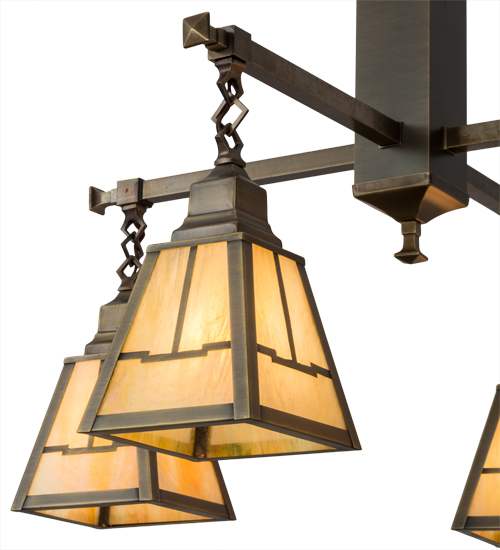 Valley View Mission 4 Light 30" Wide Pendant