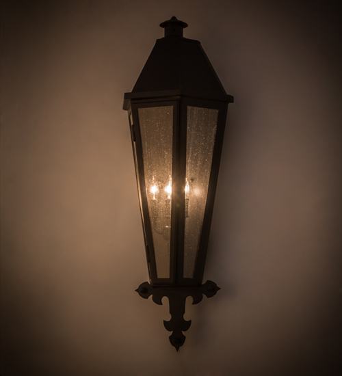 Millesime 3 Light 40" Tall Wall Sconce with Shade