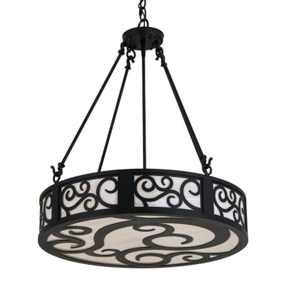 Meyda Tiffany Dean 3 Light 24" Wide Pendant