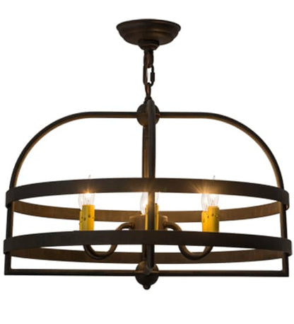 Aldari 6 Light 22" Wide Taper Candle Style Chandelier