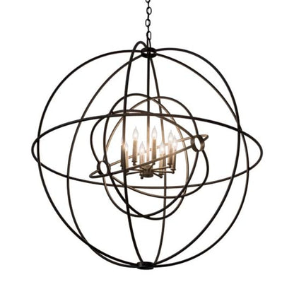 Meyda Tiffany Atom Enerjisi 8 Light 43" Wide Taper Candle Style Chandelier