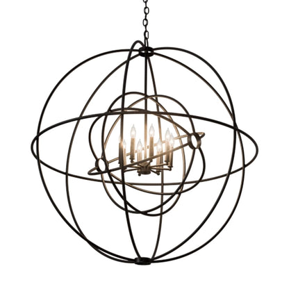 Meyda Tiffany Atom Enerjisi 8 Light 43" Wide Taper Candle Style Chandelier