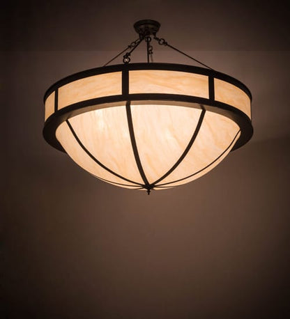 Arco 8 Light 48" Wide Semi-Flush Bowl Ceiling Fixture