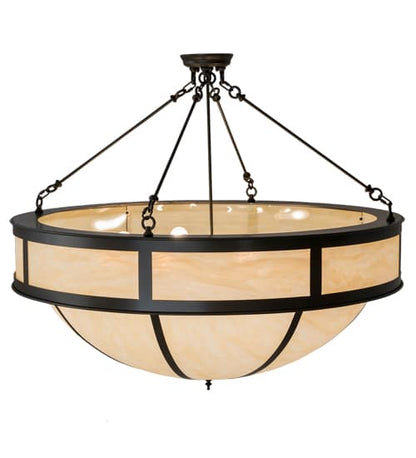 Arco 8 Light 48" Wide Semi-Flush Bowl Ceiling Fixture