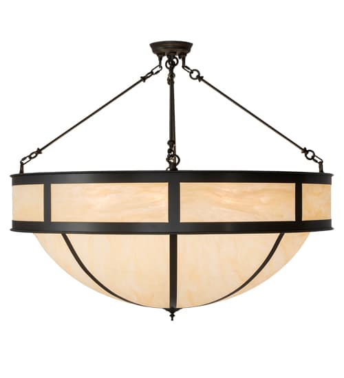 Arco 8 Light 48" Wide Semi-Flush Bowl Ceiling Fixture