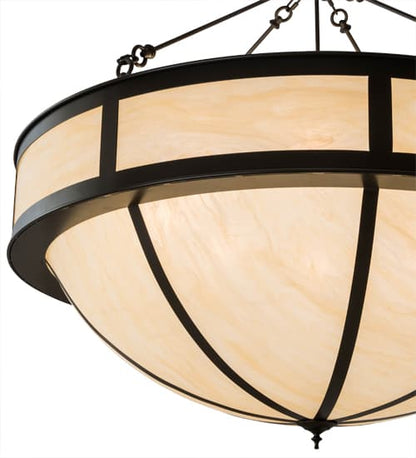 Arco 8 Light 48" Wide Semi-Flush Bowl Ceiling Fixture