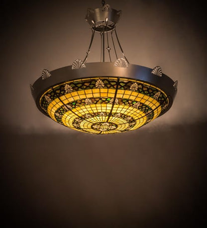 Shell and Ribbon 8 Light 48" Wide Pendant