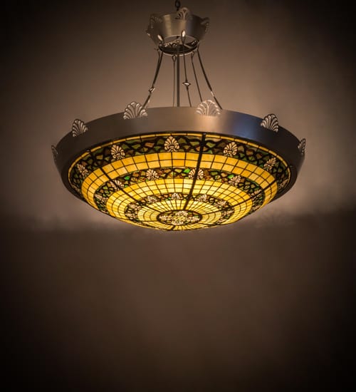 Shell and Ribbon 8 Light 48" Wide Pendant