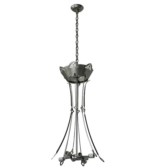 Shell and Ribbon 8 Light 48" Wide Pendant