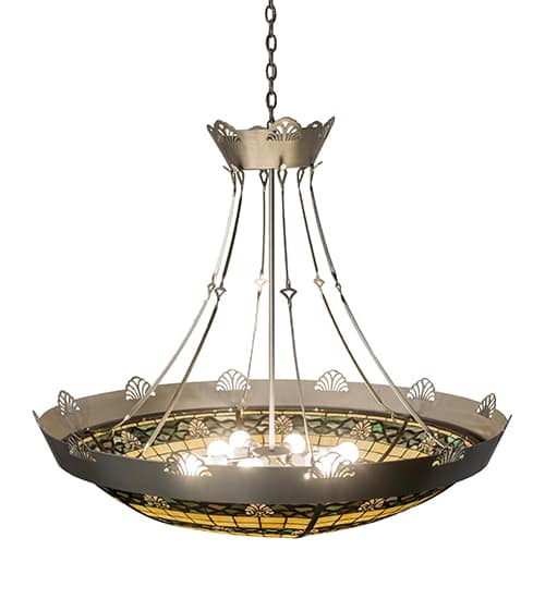 Shell and Ribbon 8 Light 48" Wide Pendant