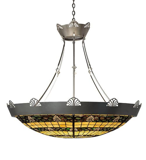 Shell and Ribbon 8 Light 48" Wide Pendant