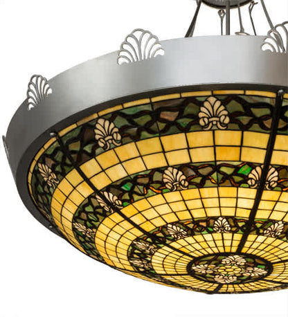 Shell and Ribbon 8 Light 48" Wide Pendant