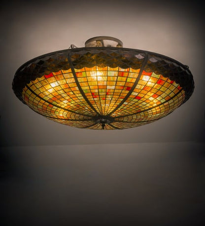 Acorn 6 Light 36" Wide Semi-Flush Bowl Ceiling Fixture