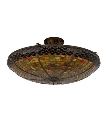 Acorn 6 Light 36" Wide Semi-Flush Bowl Ceiling Fixture