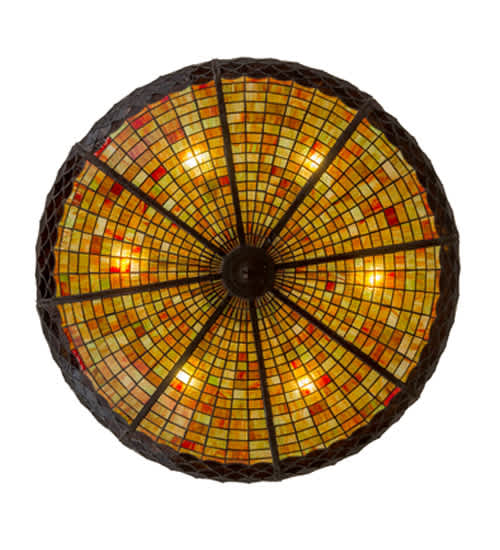 Acorn 6 Light 36" Wide Semi-Flush Bowl Ceiling Fixture