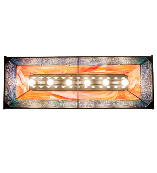 Moose at Lake 6 Light 17" Wide Linear Pendant