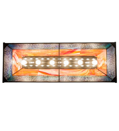 Moose at Lake 6 Light 17" Wide Linear Pendant