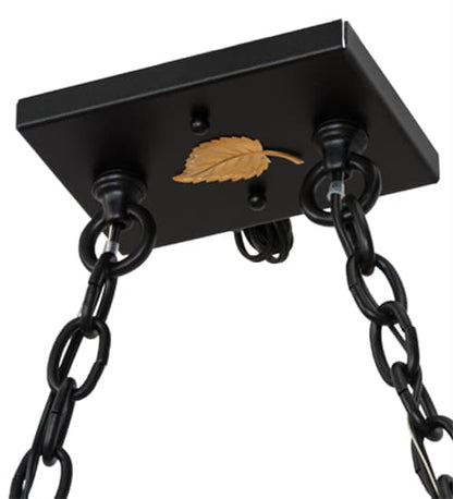 Moose at Lake 6 Light 17" Wide Linear Pendant