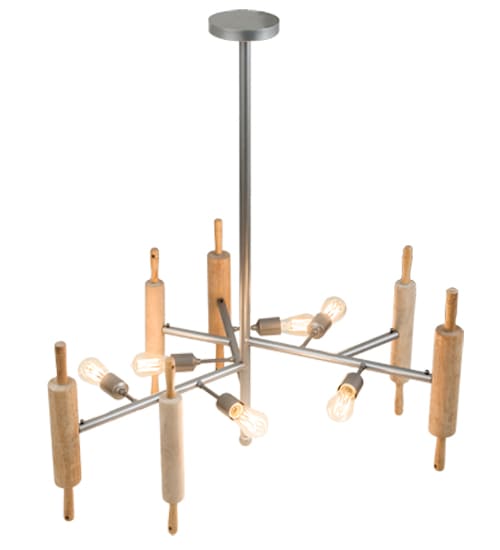 Alva 6 Light 41" Wide Sputnik Chandelier
