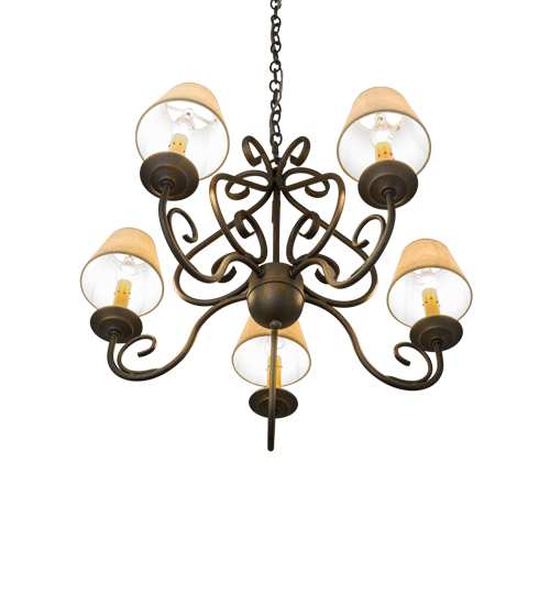 Jenna 5 Light 22" Wide Chandelier