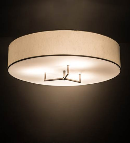 Cilindro Bahn 4 Light 36" Wide Semi-Flush Drum Ceiling Fixture