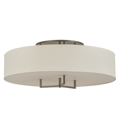 Cilindro Bahn 4 Light 36" Wide Semi-Flush Drum Ceiling Fixture