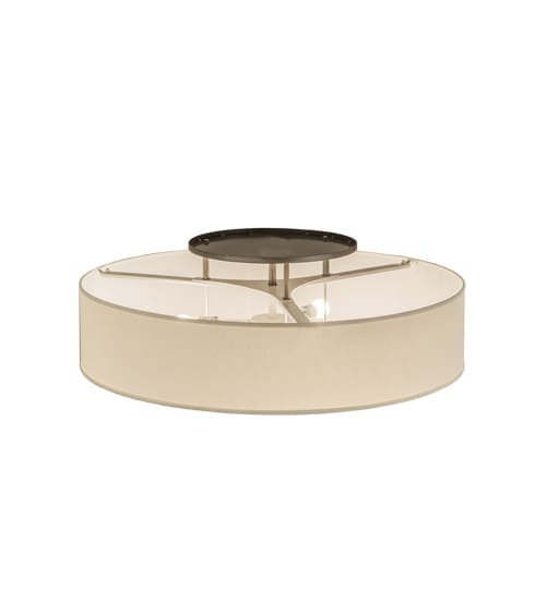 Cilindro Bahn 4 Light 36" Wide Semi-Flush Drum Ceiling Fixture
