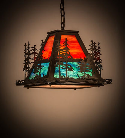 Tall Pines 3 Light 22" Wide Pendant