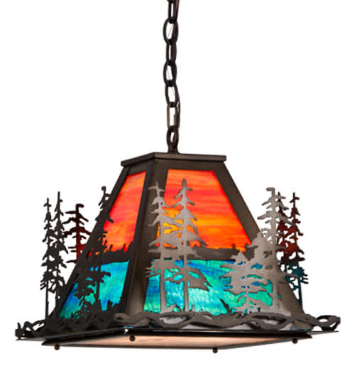 Tall Pines 3 Light 22" Wide Pendant