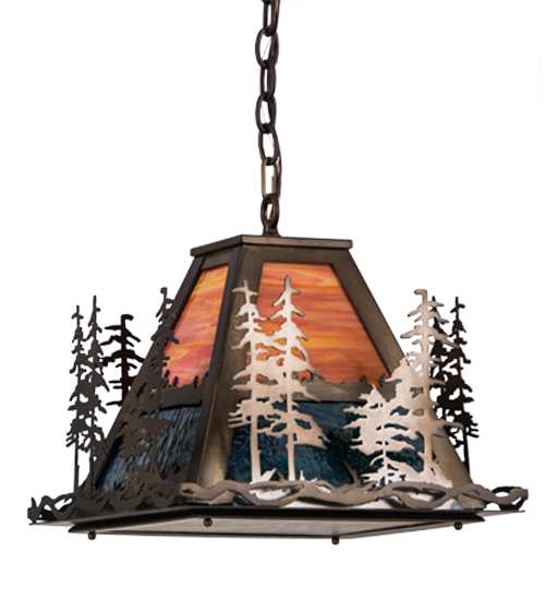 Tall Pines 3 Light 22" Wide Pendant